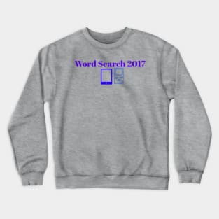 Word Search 2017 Crewneck Sweatshirt